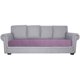 thumbnail image 4 of Cojín de sofá de felpa suave para 4 personas, color lila claro, tela elástica, tamaño 230-280 cm, peso 500 g, incluye 1 asiento de sofá., 4 of 6
