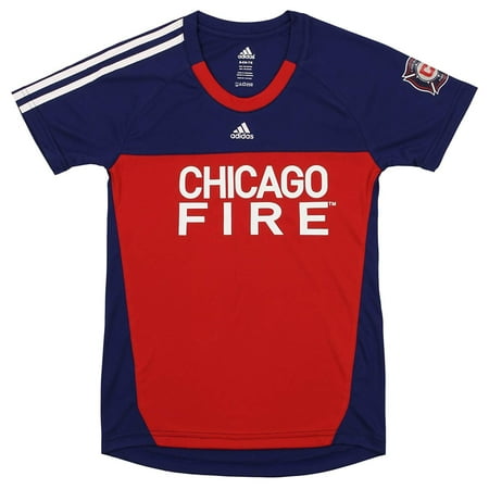 - Adidas MLS Youth Girls Chicago Fire Goalie Performance Tee Shirt