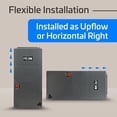 thumbnail image 6 of ACiQ 2 Ton 18 SEER2 Inverter Heat Pump Central Split System with 10kW Back-up Heat Kit & 50' Install Kit - R454B Two Stage | High Efficiency 24000 BTU AC/Heating HVAC Unit (Upflow/Right-Horizontal), 6 of 7