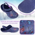thumbnail image 4 of Forro polar de invierno para mujer, modelo Disney Stitch, color azul, talla 37, 4 of 6