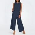 thumbnail image 3 of Stylish Women's Trousers Suit for Every Occasion - Versatile and Comfortable Long Pants Set for Work Parties and Casual Outings - Elegant Design for a Look, 3 of 5