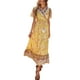 thumbnail image 1 of Vestido Con Dobladillo Suelto, Vestido Largo De Verano Tejido De Poliéster Para Vacaciones En La Playa Para Uso Diario Para Mujeres ANGGREK Amarillo S, 1 of 8
