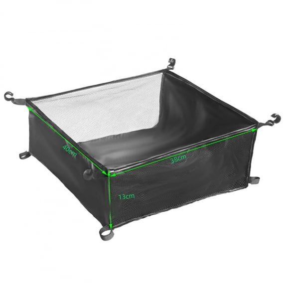 Camping Table Hanging Net Mesh Basket Organizer Rack Bag Net Bag Under Table Storage Bag For Outdoors Picnic Cookware