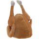 thumbnail image 1 of Sombrero de pavo de peluche de Acción de Gracias, sombreros de pavo asado, accesorio de fiesta de disfraces del día de Acción de Gracias (marrón) Adepaton WRJM-420, 1 of 3