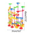 thumbnail image 3 of Big Save,HWRETIE Leapfrogs Maze Toy Clearance,Early Childhood Education Ball Inserting Track Slide Diy Slide Maze Building Block Parent-Child Interactive Toy 105Pcs, 3 of 9
