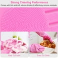 thumbnail image 4 of Silicone Cleaning Supplies, Dishwashing Gloves Reusable Gloves Non-Slip Rubber Gloves 3 Color, 4 of 10