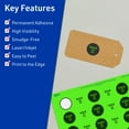 thumbnail image 3 of Avery Printable Starburst Labels, Neon Green, 1", 480ct, 3 of 11