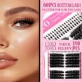 thumbnail image 4 of Kit de extensiones de pestañas postizas YIDUO DIY Lash Clusters, 498 unidades, 4 of 9