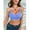 Blue, variant on 1 piece of comfortable lingerie for girls, blue skin friendly bra, knitted without steel rings, seamless gathering and lightweight