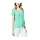 thumbnail image 1 of Aeropostale Camiseta básica Burnout Pocket para mujer, verde, pequeña Aeropostale Camiseta básica, 1 of 2