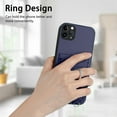 thumbnail image 2 of Allytechgroup iPhone 11 Pro Max Wallet Case for Women Men, Premium PU Leather Shockproof Hand Wrist Slim Fit Back Cover Phone Case for iPhone 11 Pro Max, Blue, 2 of 5