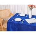 thumbnail image 5 of Unique Bargains 1 Pack Rectangle Tablecloth, Velvet Washable Table Cover for Wedding or Banquet Blue 160x260cm, 5 of 5
