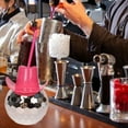 thumbnail image 4 of Homelife 600ml Drinking Cup Food Grade Shiny Cowboy Hat Design 20oz Nightclub Bar Party Disco Ball Cup with Straw Household Supplies, 4 of 13