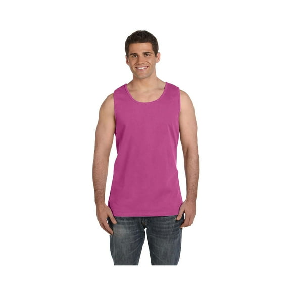 Comfort Colors - Garment-Dyed Heavyweight Tank Top - 9360, S, PEONY