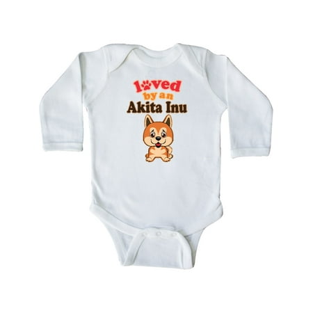 

Inktastic Akita Inu Dog Lover Gift Gift Baby Boy or Baby Girl Long Sleeve Bodysuit