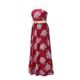 thumbnail image 3 of Kmbangi Robe d'Été Sans Manches à Imprimé Floral avec Bretelle Amovible, 3 of 10
