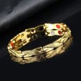 thumbnail image 4 of Pulsera Terapia Pulseras Pareja Con Patrón Dragón Trenzado Desmontable Magnético, 4 of 9