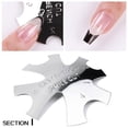 thumbnail image 1 of Xihbxyly Modelo de Plástico para Decoración de Uñas, Modelo de Acero, Plantilla para Hacer Uñas de Cristal, 1 of 3