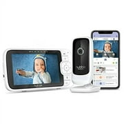 Nursery Pal Link Premium by Hubble Connected 1080p Smart Baby Monitor - 5" Color Screen, View 24 Hr Recording & Live Streaming Over WiFi from Anywhere
