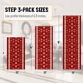 thumbnail image 2 of Ottomanson 3-Piece Kitchen Rug Set, Non-Slip Washable Hallway Runner & Floor Mat for Bathroom 22.5" x 36" + 22.5" x 48" + 22.5" x 60" Mahal Red, 2 of 5