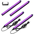 thumbnail image 1 of Luz LED negra Barrina, 10 W, 30 cm, magnética, con interruptor de encendido/apagado, 1 of 8