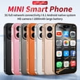 thumbnail image 4 of Mini Smartphone Unlocked 3.75 Inch Android Quad Core 2G+16G 2.0MP Dual SIM High Definition Mini Phones Unlocked 3G Mobile Small Smartphone (Gold), 4 of 11