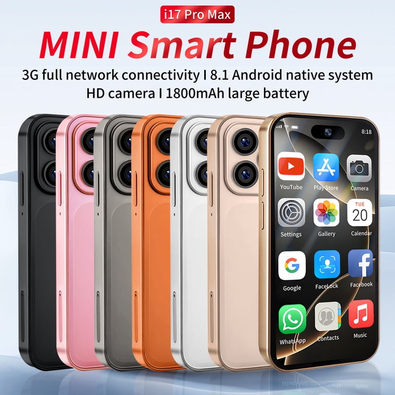 Mini Smartphone Unlocked 3.75 Inch Android Quad Core 2G+16G 2.0MP