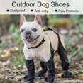 thumbnail image 2 of XINQIHANG Suspender Boots for Dogs, Adjustable Waterproof Dog Boots, Dog Paw Protector with Auxiliary Strap, Booties for Dogs Paws, Dog Winter Outdoor Shoes for Small Medium Dogs, 2 of 7
