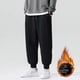 thumbnail image 3 of Pantalones de cachemira para hombre, pantalones casuales de punta gris de talla grande, versión coreana de otoño e invierno para hombre, 3 of 5