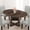 Brown, variant on Gaderth Extendable Dining Table for 4-8, 43.3 Inch - 59.06 Round Dining Table, Transformer Oval Kitchen Table with Wooden Pedestal Base for Kitchen, Apartment