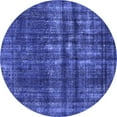 thumbnail image 1 of Ahgly Company Indoor Round Persian Blue Bohemian Area Rugs, 5' Round, 1 of 4