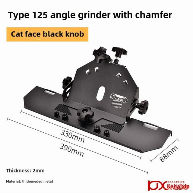 Portable 4-in-1 Ceramic Tile Chamfering Tool - 45-Degree & Sintered Tile Cutter with Sea Sponge Corner for Precise Smooth Cuts, Durable Multi-Functional Design for DIY & Professionals (125mm, Cat