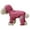 Pink Size XL U5, variant on TOUMENY Waterproof Reflective Dog Raincoat, Hooded Pet Jacket for Rainy Day Safety, Lightweight Easy-Clean Outdoor Gear