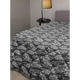 thumbnail image 2 of Damask Down Alternative Comforter, Natural Pattern in Blue and White Organic Garden Foliage Old Revival Leaves, Microfiber Quilt for All Season, 5 Sizes, Sky Blue White, by Ambesonne, 2 of 3