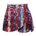 thumbnail image 4 of QATAINLAV Plus Size 4th of July Skort, Women 2024 Summer Fake Two Piece Yoga Shorts American Flag Patriotic Tennis Skirts Multicolor XXL, 4 of 6