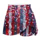 thumbnail image 4 of Faldas de Verano para Mujeres Falda de Tenis Atlético Plisado Estampado Hoja Elástico Pantalones Cortos de Yoga con Forro, 4 of 5