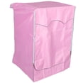 thumbnail image 4 of Funda protectora para lavadora y secadora, impermeable y a prueba de polvo, apta para lavadoras de carga frontal, color rosa, 4 of 6