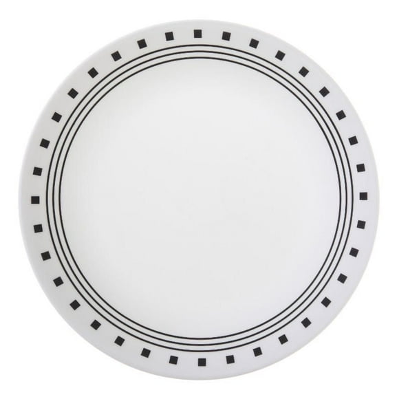 Corelle® City Block Lunch Plate, 8.5" round lunch plate