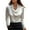 White #043, variant on Womens Satin Silk Blouse Shirt Top Elegant Cowl Neck Long Sleeve Tops Dressy Business Casual Office Work Shirts White L