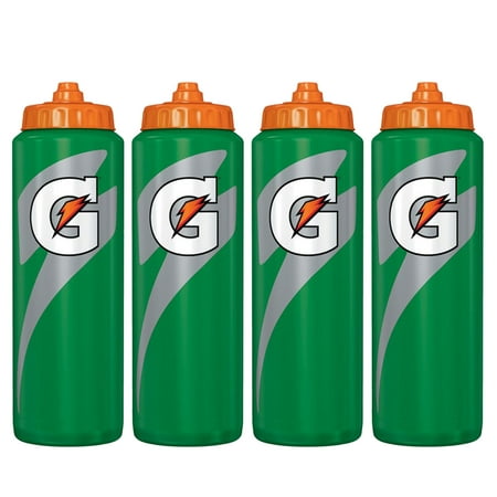 Gatorade 28 oz Squeeze Bottle, 4 Count