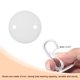 thumbnail image 3 of 2 PCS Ganchos de techo Snap Hook Montado en la pared 40x52mm hierro for plantas colgantes blancas, 3 of 5