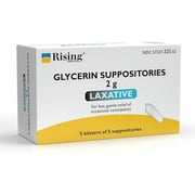 GLYCERIN SUPPOSITORIES 2G 25CT: Fast-Acting Laxative – Gentle Constipation Relief