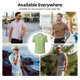thumbnail image 5 of Fotbe Green Gingham Camiseta Polo de Golf para Hombre con Estampado – Camisa Deportiva Transpirable con Cuello Abotonado-3X-Large, 5 of 6