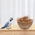 thumbnail image 4 of OULII Coconuts Shell Bird House Brown Hanging Nest for Outdoor Birds and Parakeet Breeding, 4 of 4