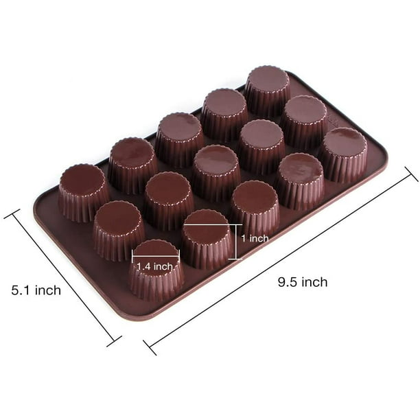 Chocolate Candy Molds Silicone Baking Mold for Snack Size Peanut
