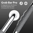thumbnail image 6 of 16 Inch 2-Pack Grab Bars for Bathroom Shower Handle Shower Grab Bar Shower Balance Bar Senior Assist Bath Handle Stainless Steel Handicap Grab Bars For Pregnant Woman Elderly Injury, 6 of 8