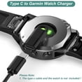 thumbnail image 2 of Tianle Compatible with Garmin Watch Charger USB C Adapter, Converter Compatible with Garmin Fenix 7X 7S 7, Forerunner 45 55 245, Approach S10 S40 S42 S62, Vivoacitve 3 4, Instinct, Venu 2 2S (2 Pack), 2 of 5