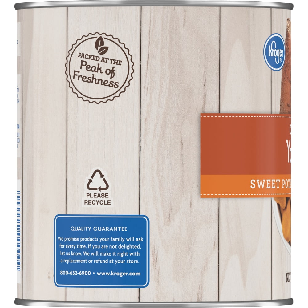Kroger Cut Sweet Potato Yams in Syrup 29 oz - 3 Pack