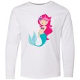 thumbnail image 3 of Inktastic Mermaid Long Sleeve Youth T-Shirt, 3 of 5