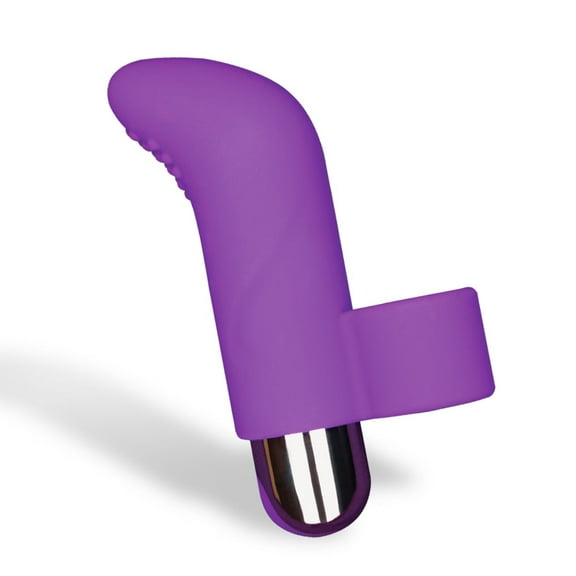 Edonista Brook - 10 modes Bullet Vibrator with Finger Accessorie - Purple